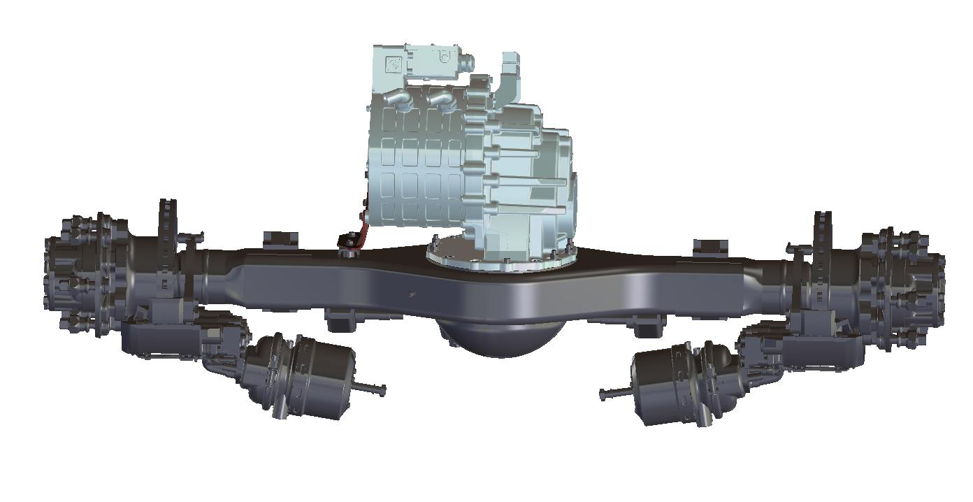 110kw 160kw 4.5T-6T Light truck E-axle integrated motor axle system