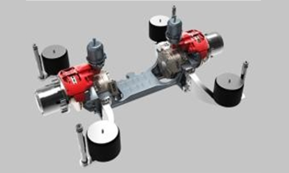 Side Wheel E-axle with Motor for Electric Bus